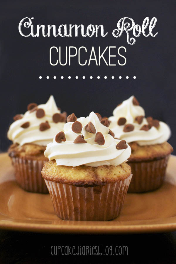 Shortcut Cinnamon Roll Cupcakes | TheBestDessertRecipes.com