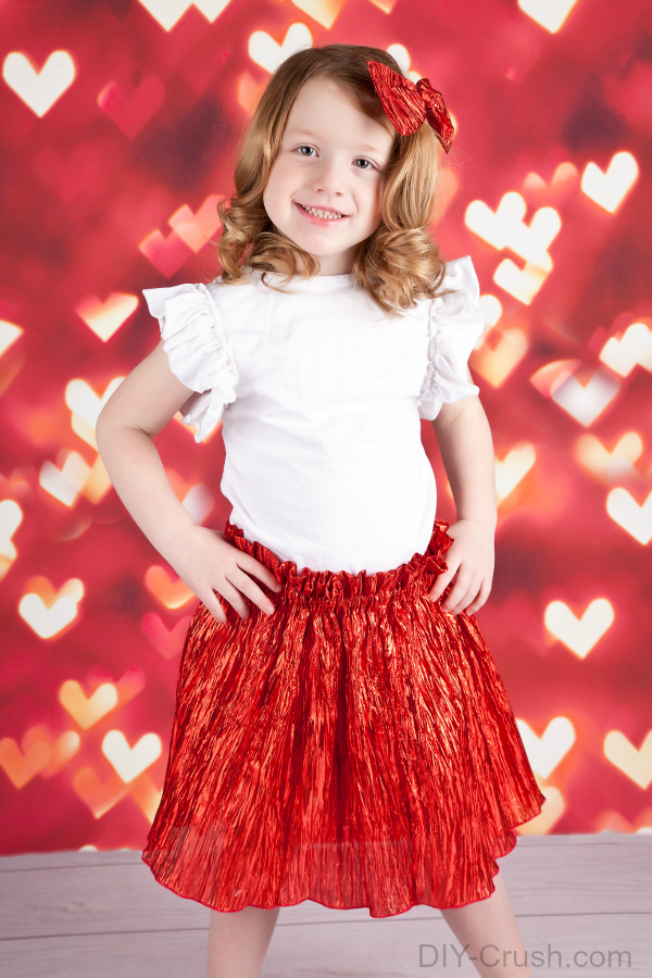 How to Make a Valentine DIY Skirt