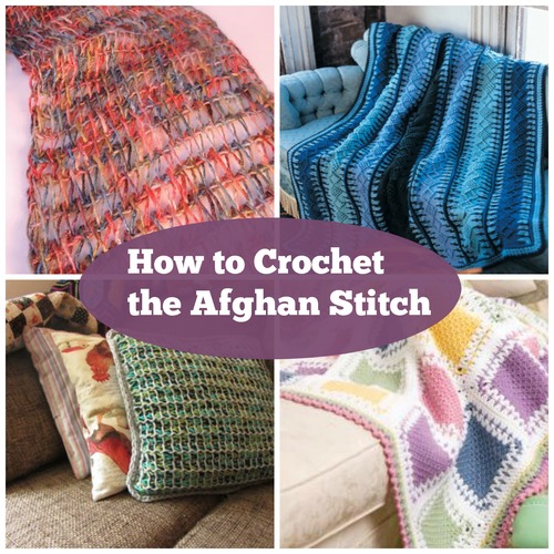 How to Crochet the Afghan Stitch | AllFreeCrochet.com
