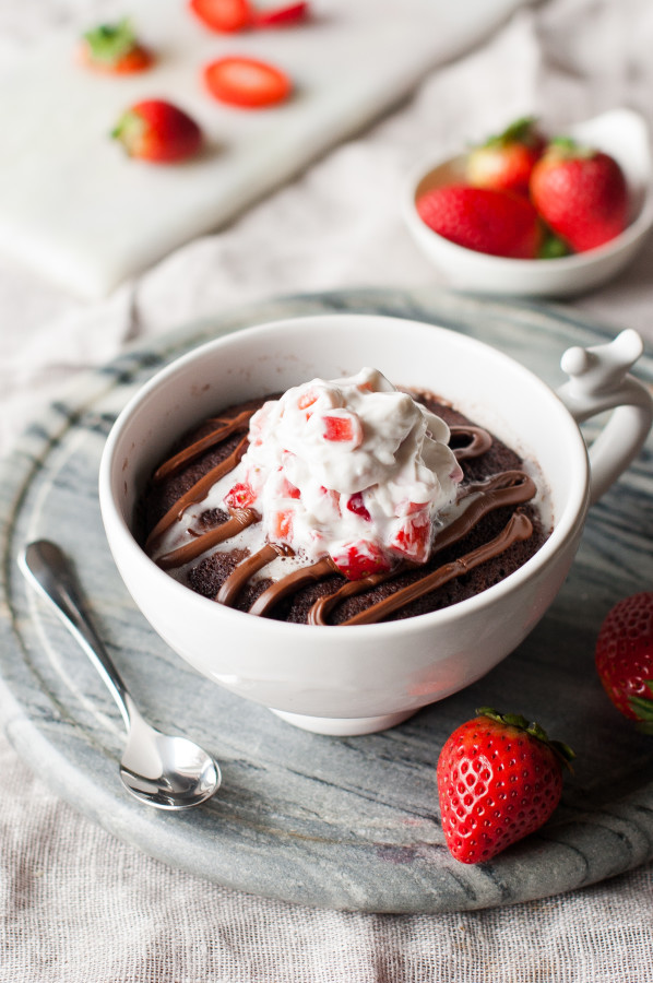 Chocolate Nutella Mug Cake