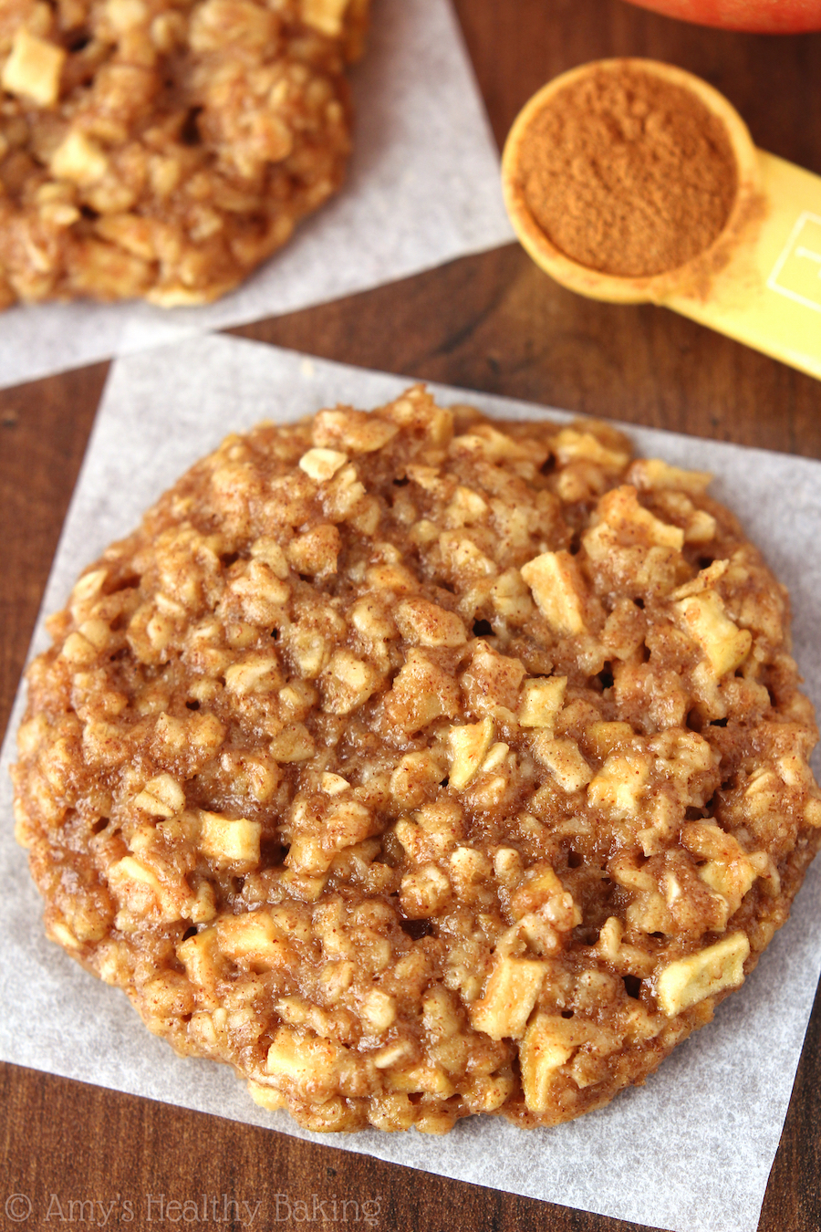 Apple Pie Oatmeal Cookies | FaveHealthyRecipes.com