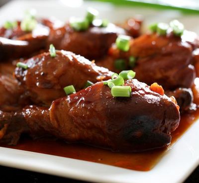 Slow Cooker Honey BBQ Chicken Wings