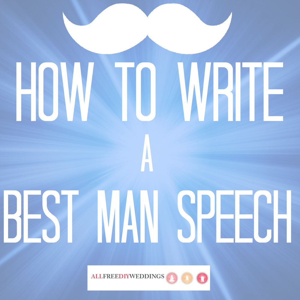 how to write a best mans speech