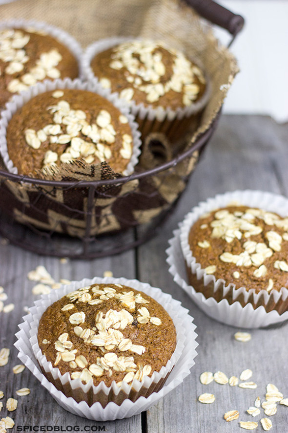 Healthy Oat Bran Muffins