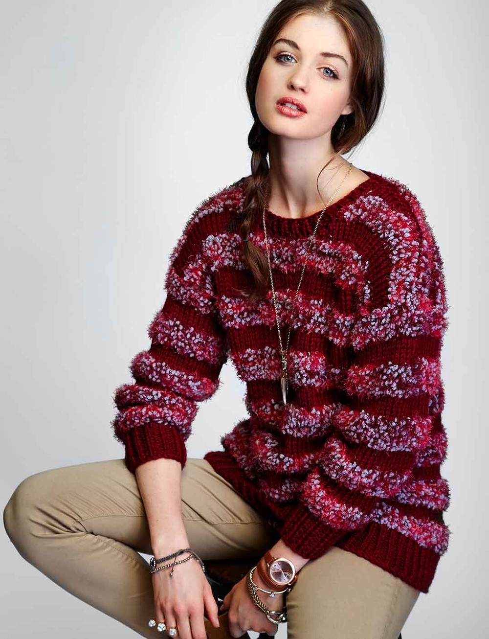 free easy knit pullover sweater patterns free