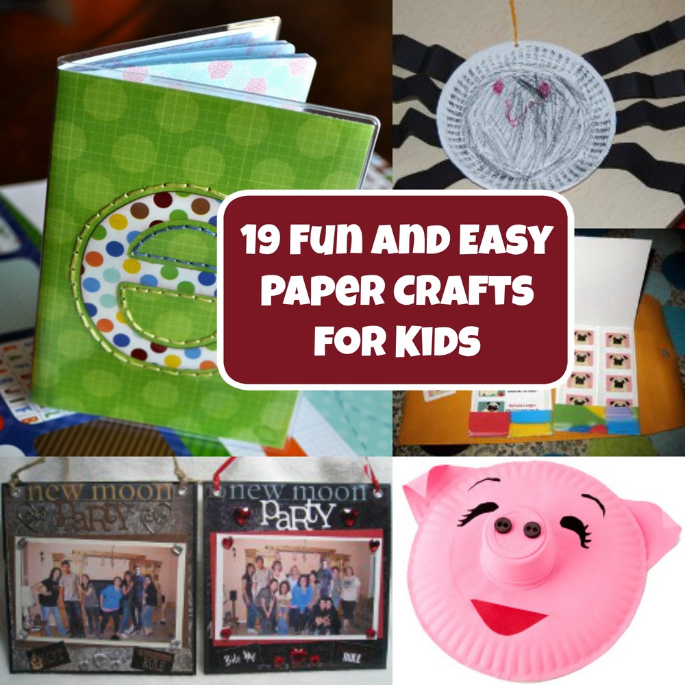 19 Fun and Easy Paper Crafts for Kids | FaveCrafts.com