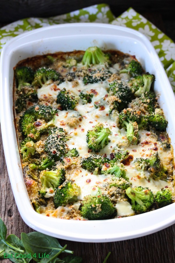 Cheesy Broccoli Casserole | FaveHealthyRecipes.com