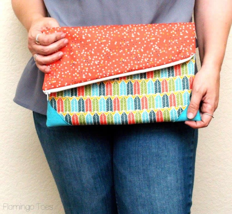 Simple Fold Over Clutch