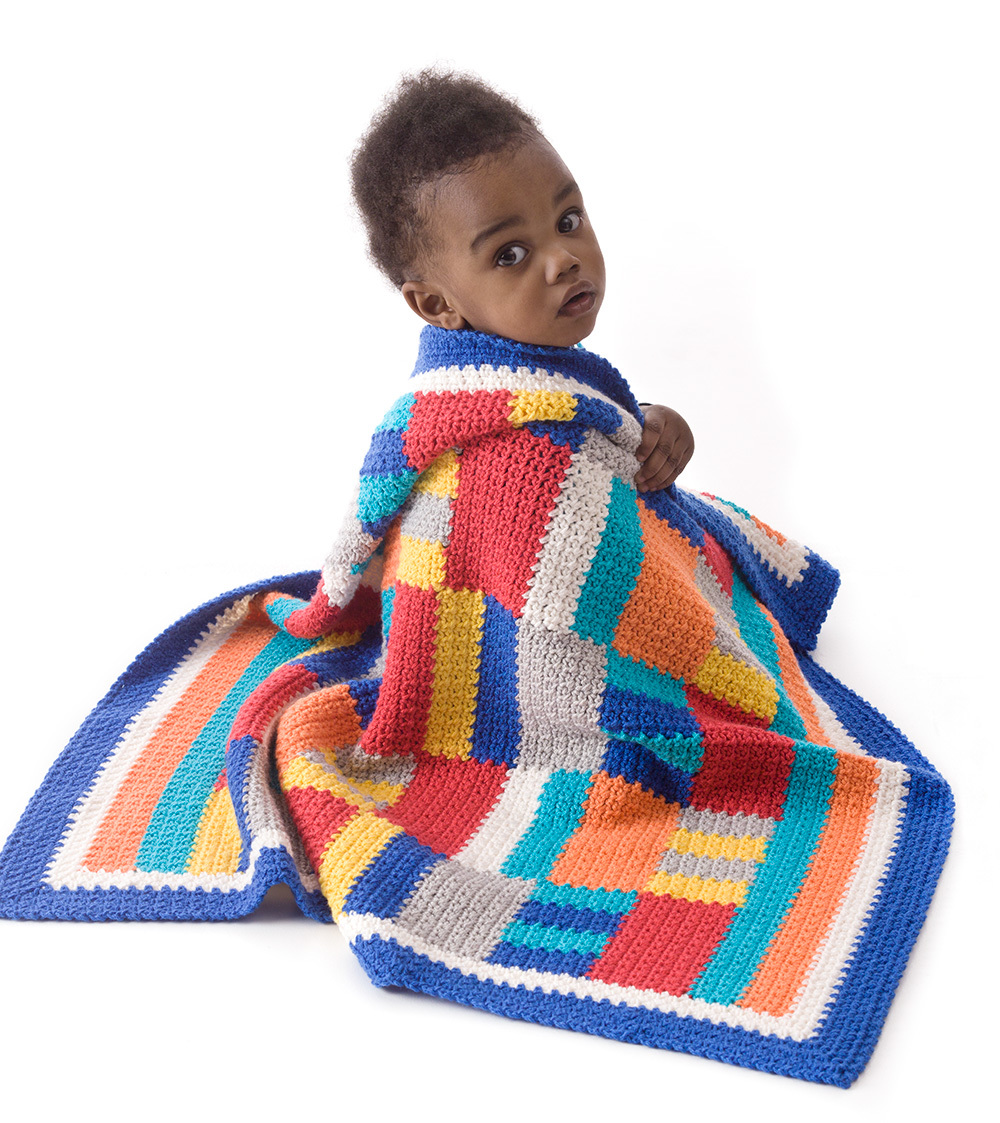Modern Bohemian Baby Blanket by PrettyPeaceful - Craftsy