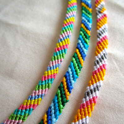 Colors of Summer Friendship Bracelets | AllFreeJewelryMaking.com