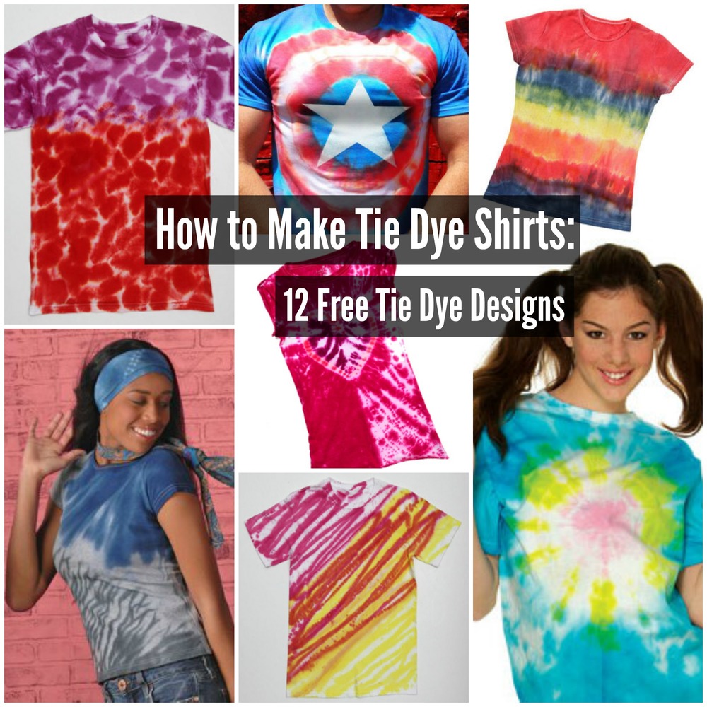 how to make tie dye shirts with rit dye