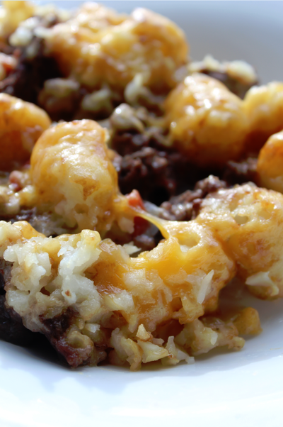 Slow Cooker Tater Tot Casserole Recipe | FaveSouthernRecipes.com