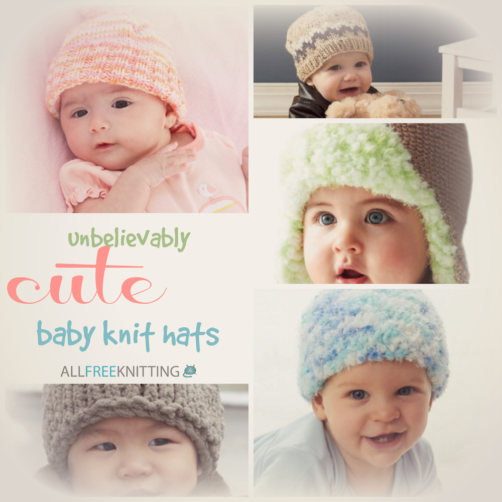 31 Unbelievably Cute Baby Knit Hats | AllFreeKnitting.com
