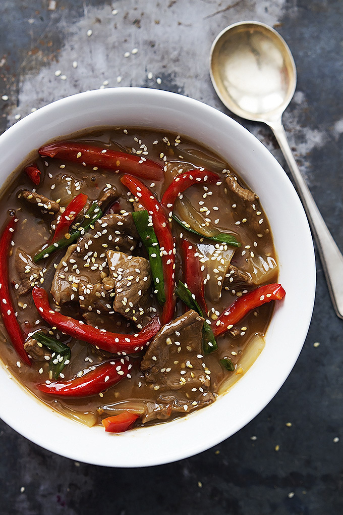 AsianStyle Slow Cooker Sesame Beef
