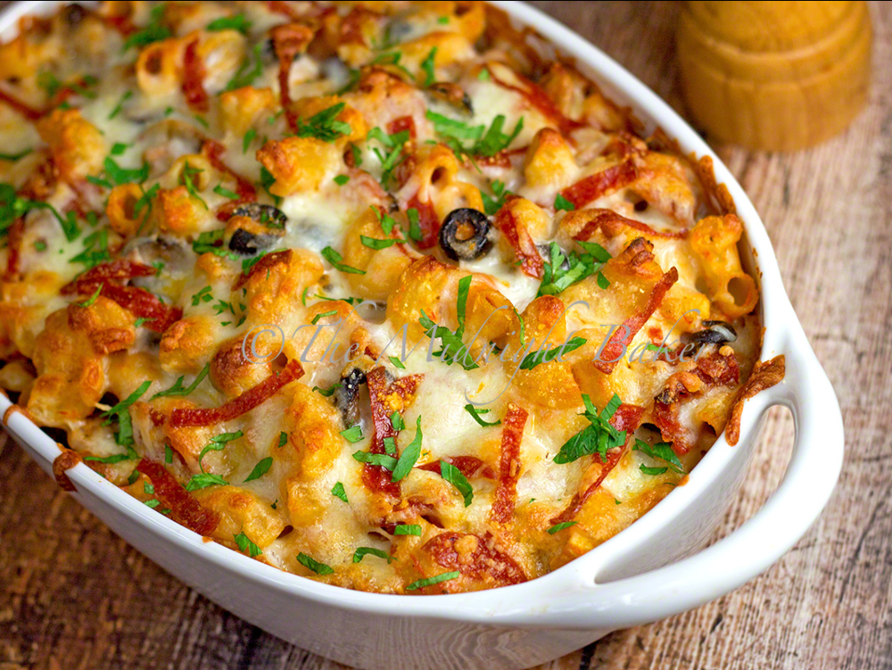 Loaded Pizza Pasta Casserole