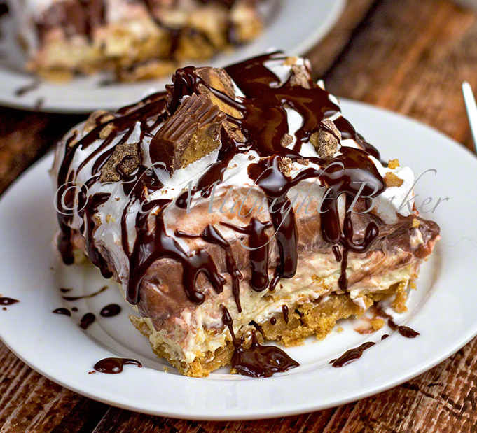Chocolate Peanut Butter Cup Pie