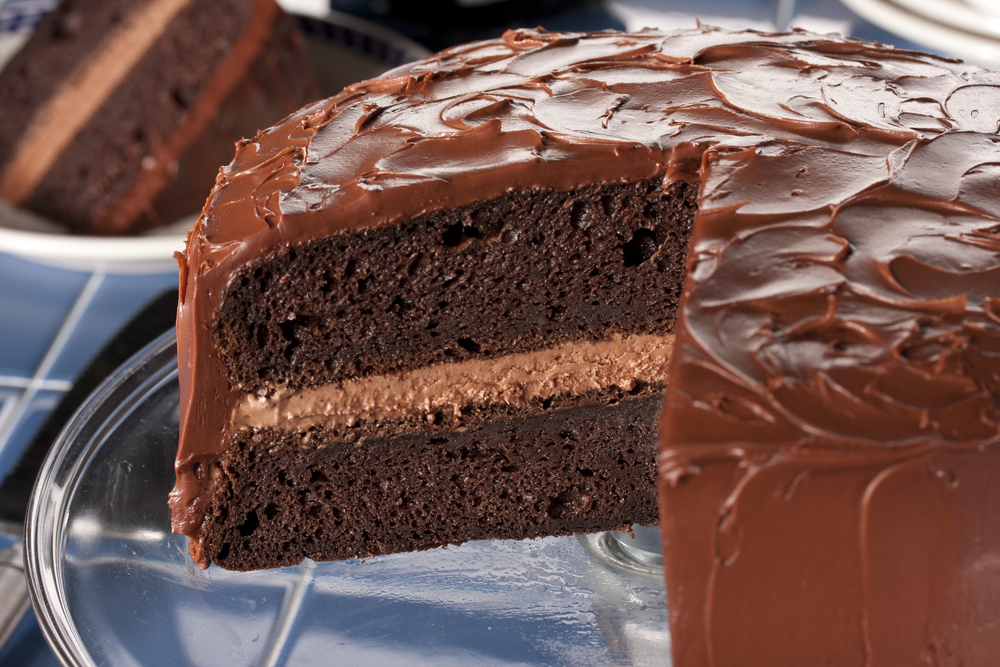 Triple Chocolate Cake MrFood com Triple Chocolate Cake MrFood com