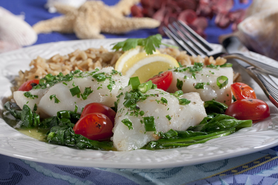 Baked Fish Scampi