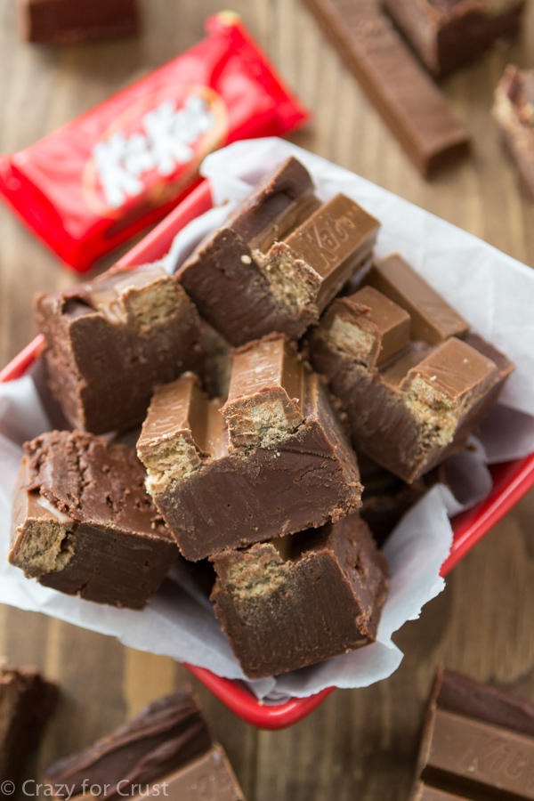 Homemade Kit Kat Fudge | AllFreeCopycatRecipes.com