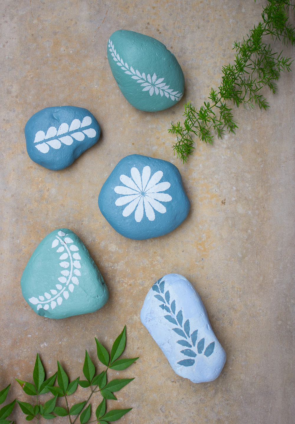 Chic Chalk Garden Stones