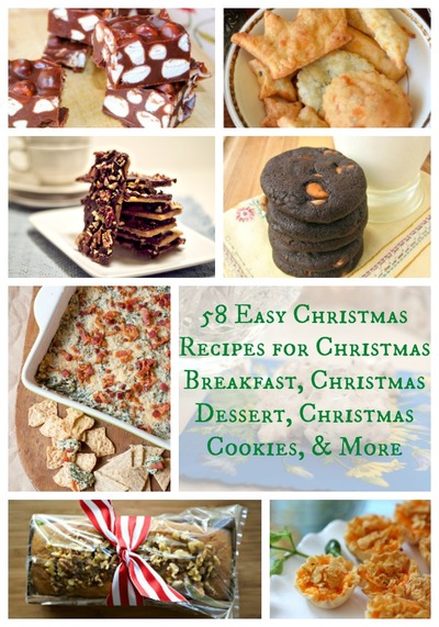 58 Easy Christmas Recipes for Christmas Breakfast, Christmas Dessert ...
