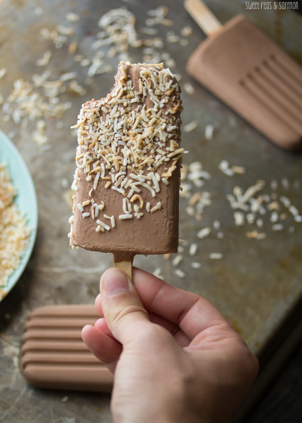 Coconut Nutella Fudgesicles