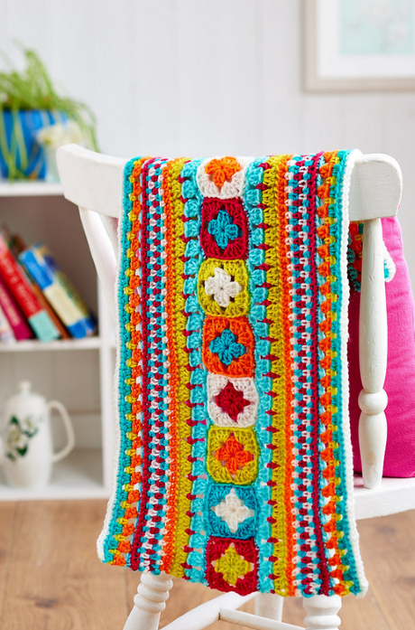 Summer Love Crochet Afghan Pattern AllFreeCrochet.com