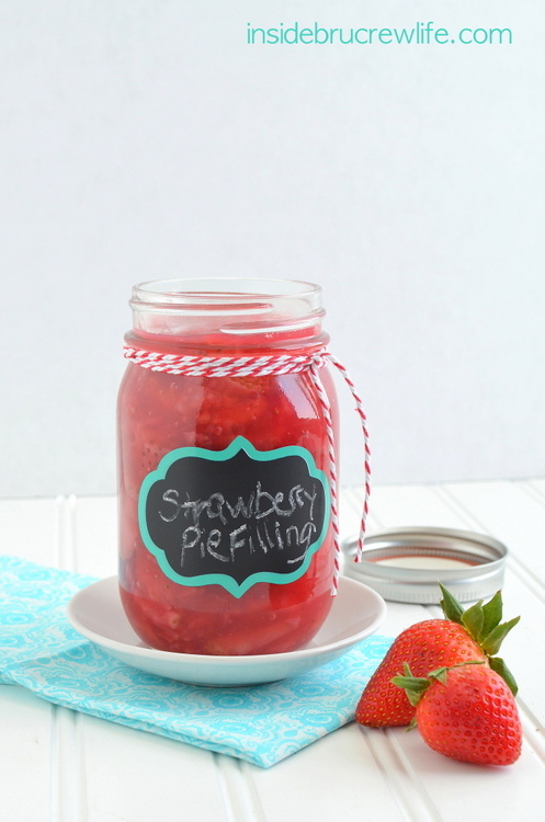 Homemade Strawberry Pie Filling 