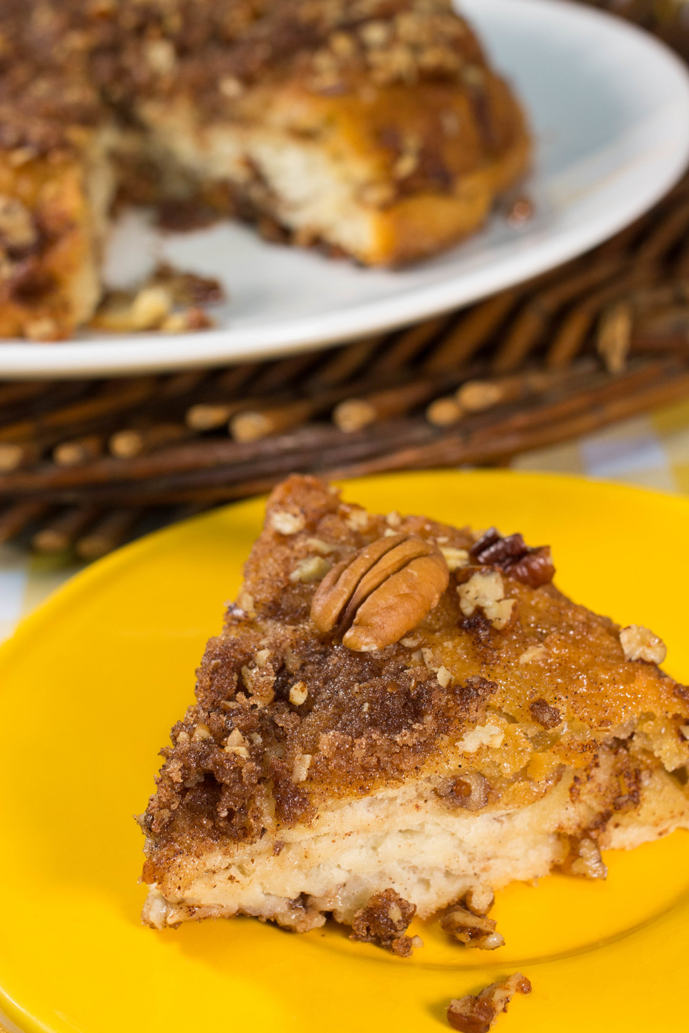 Homemade Cinnamon Bun Pie | AllFreeCasseroleRecipes.com