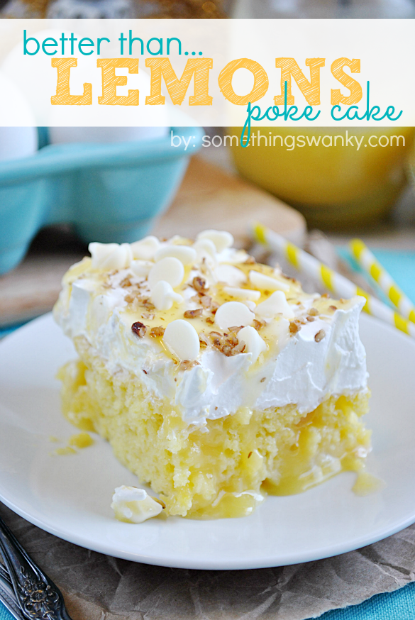 Lemon Poke Cake | AllFreeCasseroleRecipes.com