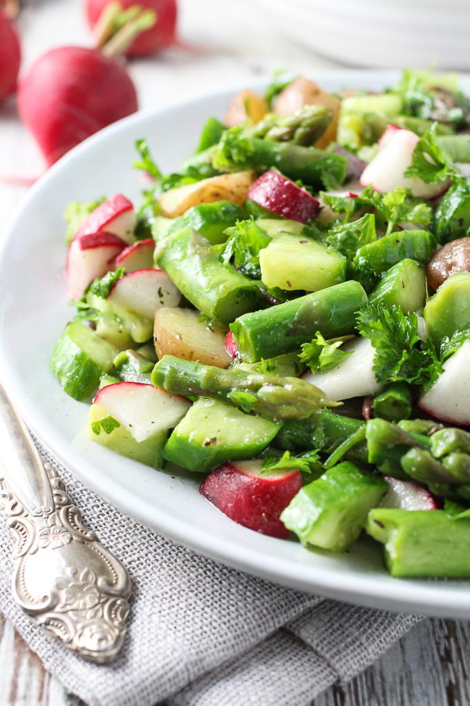 Potato Salad with Asparagus