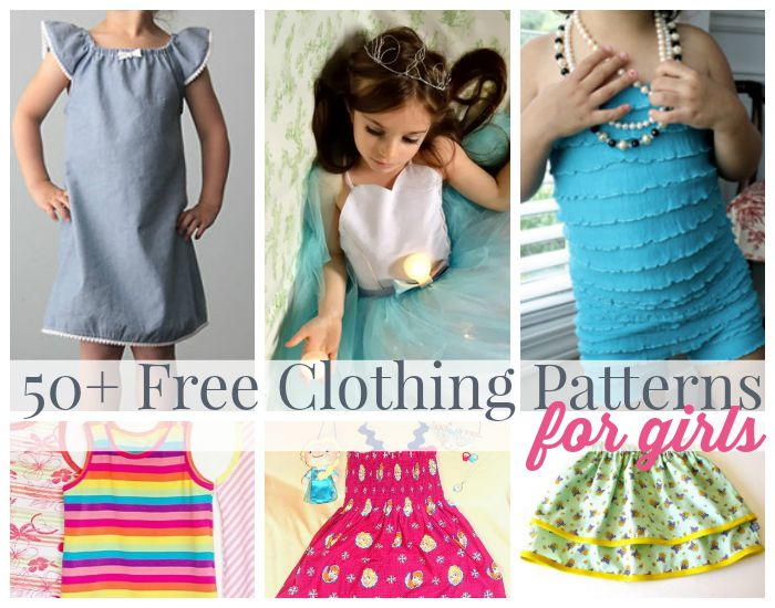 50+ Free Clothing Patterns for Girls | AllFreeSewing.com