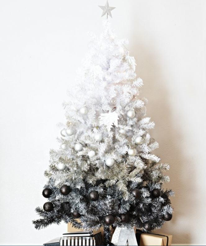 Diy Ombre Christmas Tree Allfreeholidaycrafts Com