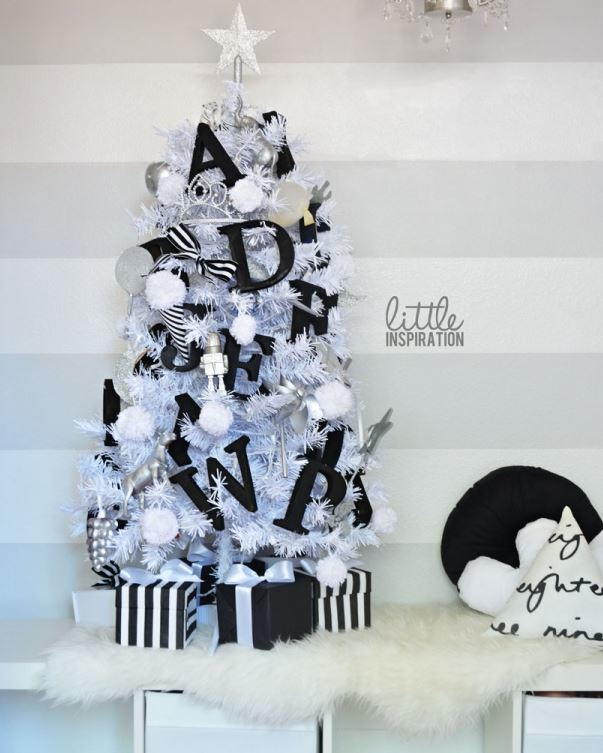 Alphabet Christmas Tree | AllFreeHolidayCrafts.com
