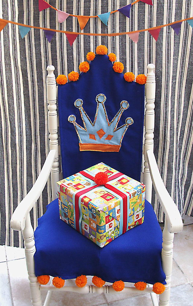 Felt Birthday Chair Slipcover AllFreeSewing Felt Birthday Chair Slipcover AllFreeSewing