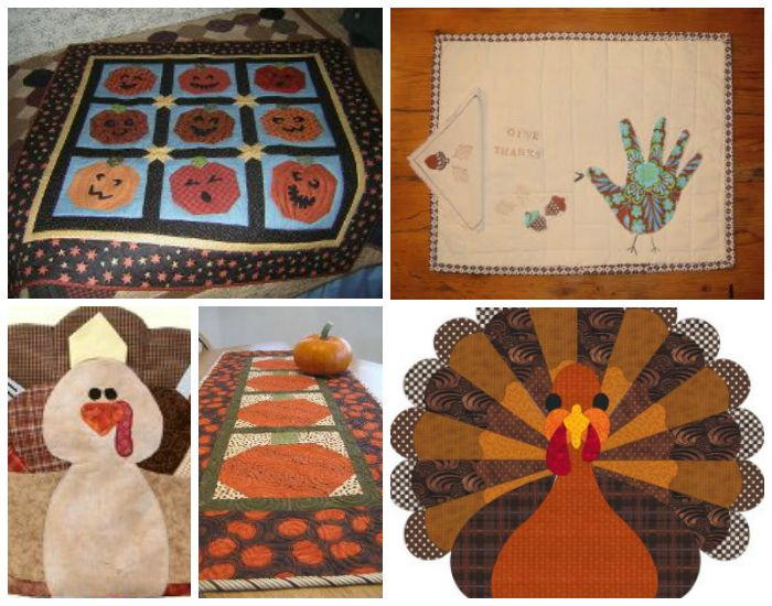 75 Thanksgiving Quilts: Fantastic Fall Quilts And Turkey Appliques ...