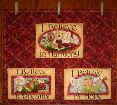 New 80 Quilted Christmas Card Holder New 80 Quilted Christmas Card Holder