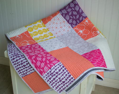 Fizzy Fat Quarter Quilt FaveQuiltscom 12 modern colorful quilts to brighten up your bedroom for spring