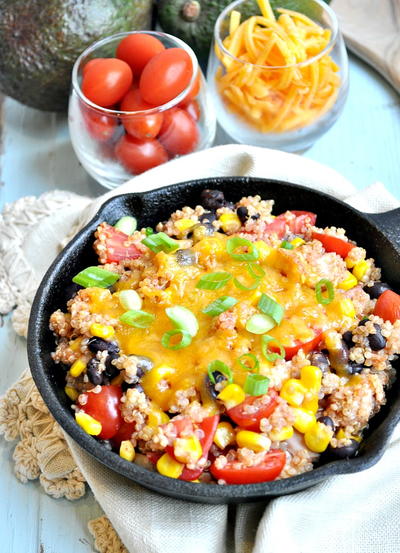 Chicken Taco Quinoa Skillet | RecipeLion.com