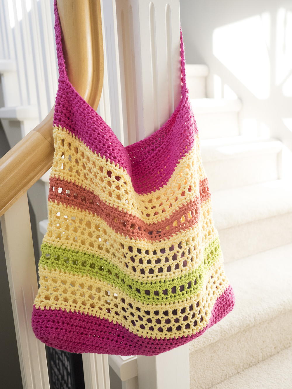 Crochet Beach Tote Bag