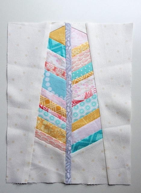 Feather Paper Piecing Pattern FaveQuilts.com