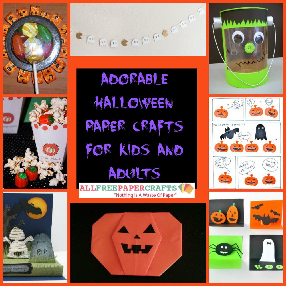 17 Adorable Halloween Paper Crafts for Kids and Adults ...