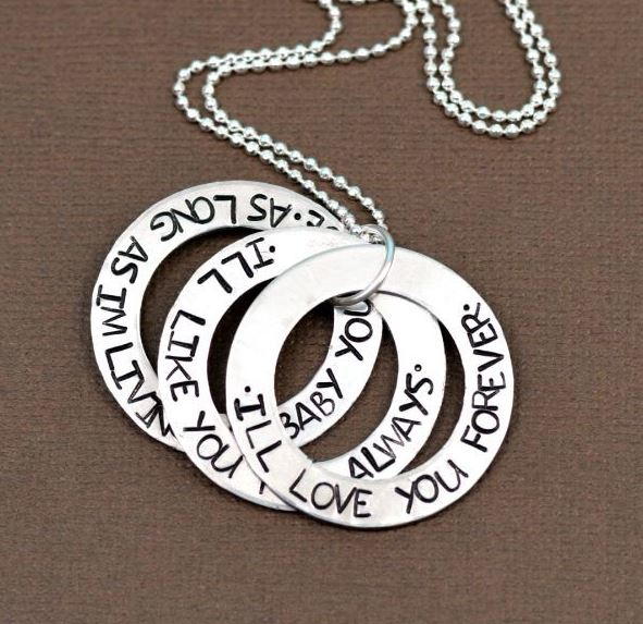 I'll Love You Forever Necklace | AllFreeJewelryMaking.com