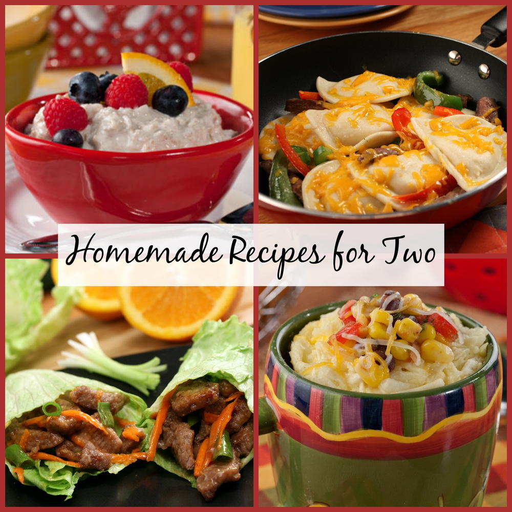 Homemade Meals for Two: 70 Magnificent Recipes for Two | MrFood.com