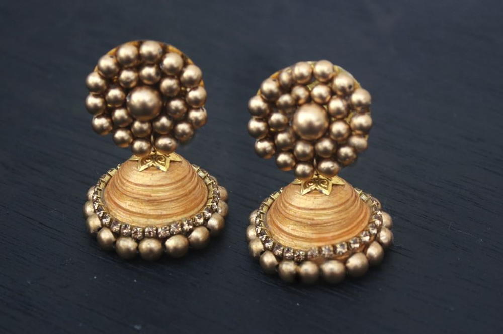 Indian Jhumka DIY Earrings | AllFreeJewelryMaking.com