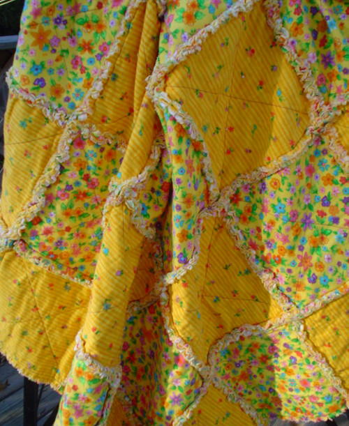 Sunny Baby Rag Quilt FaveQuilts.com
