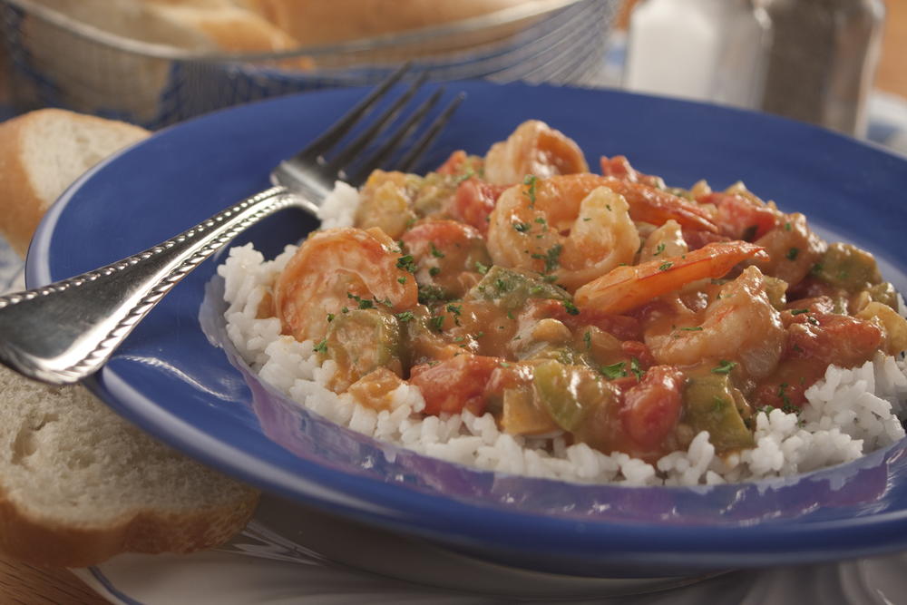 when to add frozen shrimp to gumbo