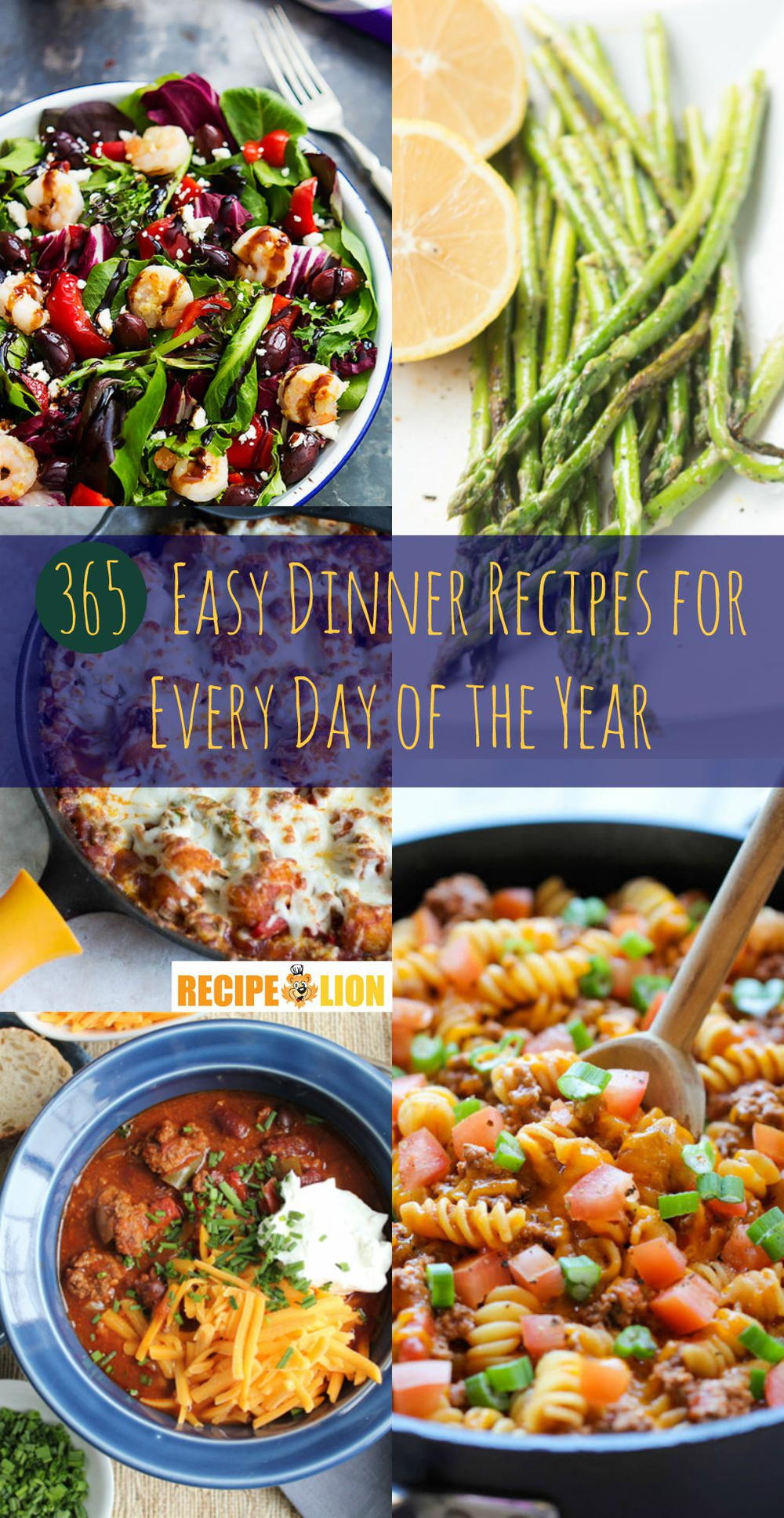 365 Easy Dinner Recipes for Every Day of the Year