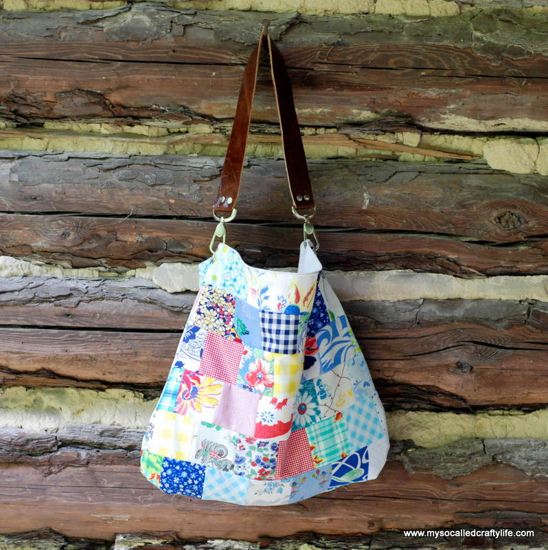 Patchwork DIY Tote Bag | AllFreeSewing.com