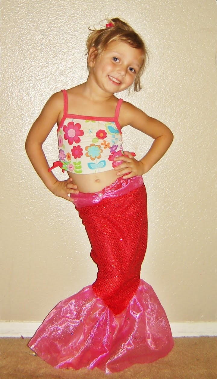 Sparkly Mermaid Tale Halloween Costume | AllFreeSewing.com